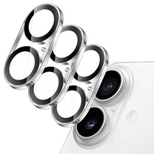 lot 43337 image: JETech Camera Lens Protector for iPhone 16 6.1-Inch and iPhone 16 Plus 6.7-Inch, 9H Tempered Glass, Anti-Scratch, Case Friendly, Does Not Affect Night Shots, HD Clear, 2-Pack - Retail $8