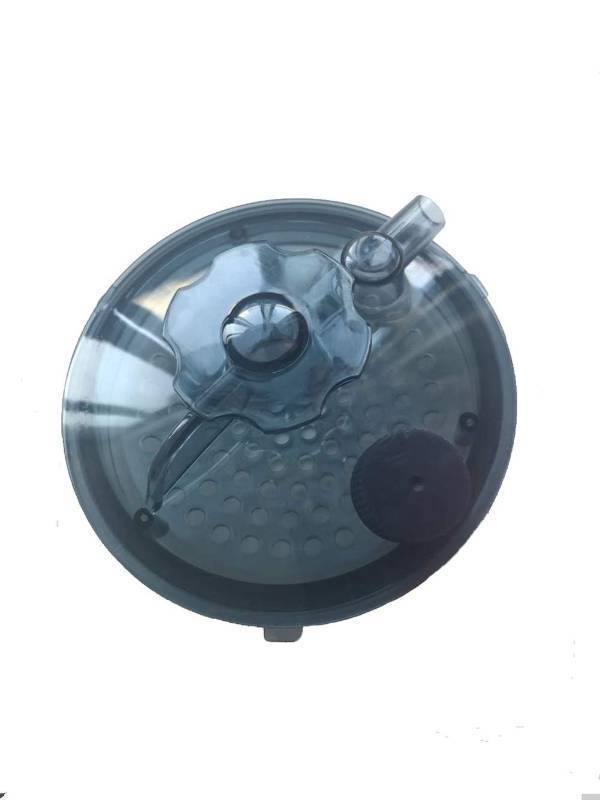 lot 28139 image: ZONEMEL Sauna Steamer Pot Cover,Steam Generator Accessories Lid Cap, Replacement Sauna Accessories, Only One Lid, Not Steam Pot (4L, Blue) - Retail $30