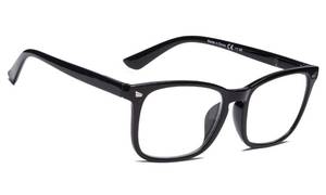 lot 18558 image: BLUELESS Reading Glasses Women - Fashion Ladies Readers(Black, 1.75) - Retail $12