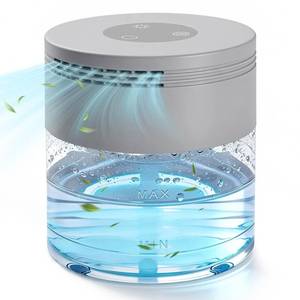 lot 18560 image: Water Air Purifier, Water Based Air Purifier for Home with 24H Auto Shut-off, 3 Speeds, Air Washer with 8 LED Night Lights, Air Freshener Revitalizer for Bedroom Office Room Pets Smoke
