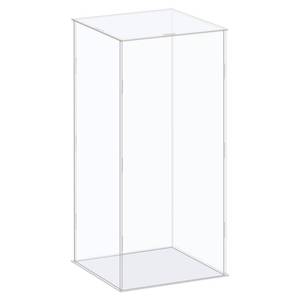 lot 18637 image: MECCANIXITY Acrylic Display Case Box Clear Dustproof Protection Showcase 6.3x6.3x14.1 Inch for Collectibles Display - Retail $25
