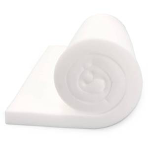lot 26074 image: FOAMYFOAM High Density 2 inch Thick, 18 inch Wide, 96 inch Long Upholstery Foam, Cushion Replacement - Retail $29