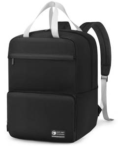 lot 26143 image: Nixjoro Lightweight Personal Item Bag 17x10x9 Ultralight 0.5lb Foldable Travel Backpack for Women Men College Casual Daypack (Black) - Retail $16
