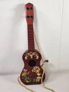 lot 89 image: 1950s Mattel Futurland Toy Cowboy Theme Ukulele