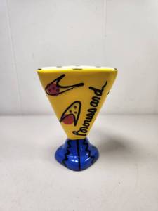 lot 95 image: Boussard Ceramic Art Vase with Abstract Design