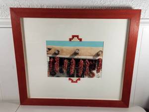 lot 113 image: Signed Limited Edition Framed Photography - Southwest Chili Ristras by Lisa Catera 2001