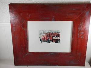 lot 118 image: Signed Limited Edition Fine Art Photography Print - Red Truck with Chili Ristras