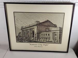 lot 119 image: Kansas City Style Framed Print by John Phoenix