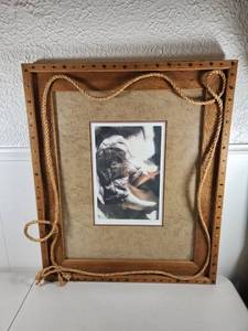 lot 121 image: Framed Cowboy Boots Fine Art Photography