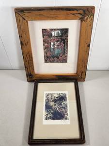 lot 142 image: Set of Two Framed Nature Photography Prints