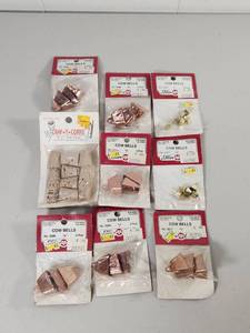 lot 185 image: Fibre-Craft Decorative Cow Bells and Craft Corks Lot