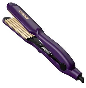 lot 37850 image: Hair Crimper for Women - Crimping Iron with Titanium Ceramic Plates, 5 Adjustable Temps (140C-220C), Volumizing Crimper for 80s Fluffy Hairstyle, Auto Shut-Off, Dual Voltage Styling ToolPurple - Retail $20
