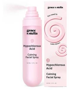 lot 37867 image: Grace & Stella Hypochlorous Acid Spray for Face - Acne Spray - Gentle Face Mist to Calm Redness, Flare-Ups, Breakouts, Body Acne - Soothing Facial Mist for Sensitive Skin (120ml4 fl oz) - Retail $14