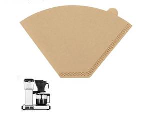lot 37894 image: Coffee Filters #4 Compatible with Technivorm Moccamaster Coffee Maker, 100 Pcs Cone Filters for Technivorm Moccamaster 8-10 Cup KBT KBGV KB - Retail $9