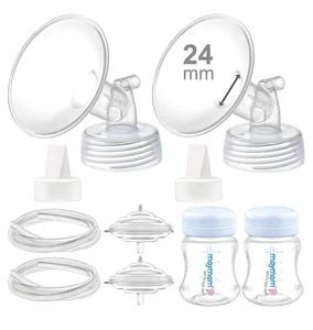 lot 37913 image: Pump Parts Compatible with Spectra S2 S1 Replacement Kit for Spectra Pump Parts 24 mm Flange Duckbill Valve Tube Bottle Backflow Protector, Not Original S2 S1 Accessories - Retail $33