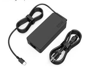 lot 37939 image: 65W USB C Laptop Charger Compatible with Lenovo ThinkPad X1 X13 T14 T15 E14 E15 T480s T490 E480 Yoga 7i 9i Thinkbook 13s 14 15 16 Plus G4 65W 45W Computer Charger USB Type C AC Power Adapter - Retail $18