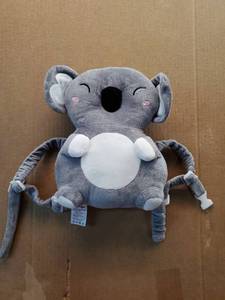 lot 38002 image: Koala Plush Baby Head Protection Backpack - Retail $15