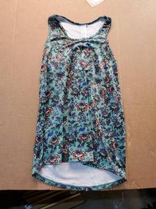 lot 38003 image: Womens Floral Print Sleeveless Tank Top, S - Retail $12