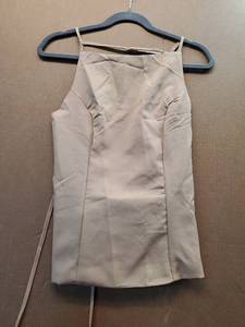 lot 38010 image: Womens Spaghetti Strap Cami Top Open Back, M - Retail $12