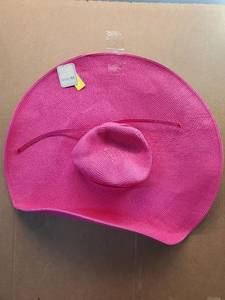 lot 38046 image: San Diego Hat Company Wide Brim Sun Hat in Hot Pink - Retail $28