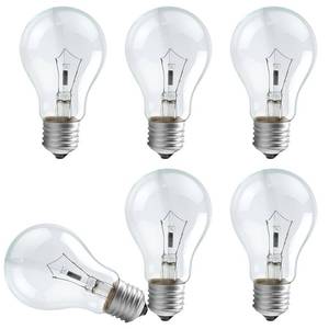 lot 7721 image: RUGACCG 100 W Incandescent Light Bulb, A19 E26 Medium Base, Dimmable, Soft White - 6 Count