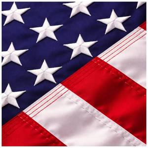 lot 7741 image: Premium 3x5 American Flags for Outside Heavy Duty Nylon, Embroidered Stars &amp Sewn Stripes