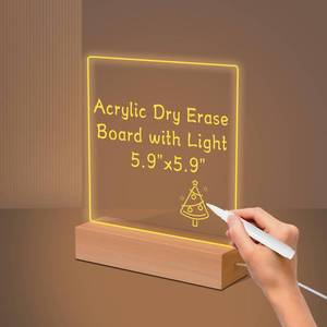 lot 7743 image: Gifts for Women Men Girls-Personalized DIY Night Light Message Board with Erasable Pen,RoomHomeOffice D�cor,Best Gift for Mothers DayFathersdayBirthdayWeddingAnniversary