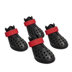 lot 7758 image: Dog Shoes for Hot Pavement - Comfortable Paw Protection for Medium & Large Dogs, Adjustable Strap & Non-Slip, Easy-Clean, Outdoor Sports Boots, Dog Booties for Summer Rain (Black, XL)