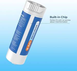 lot 7777 image: Crystala Filters Water Filter Compatible with XWFE (Built-in CHIP), Replacement for GE XWFE, XWF Refrigerator Water Filter Pack of 2