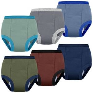 lot 7869 image: BIG ELEPHANT Potty Training Underwear, 100% Cotton Absorbent Unisex Toddler Pee Pants for Boys & Girls, 3T