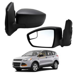 lot 7907 image: OsyphereX 3Pins Left Driver Side Mirror Assembly Compatible with 2013-2016 Escape Side Door Mirror wManual Folding & Power Glass and Blindspot Glass FO1320434 Matte Black (Left)