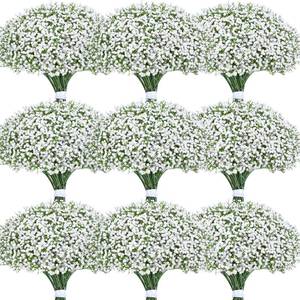 lot 7913 image: Yastouay 60Pcs Babys Breath Artificial Flowers, Fake White Babys Breath Flowers Artificial Bulk, Real Touch Faux Babies Breath Gypsophila Bouquet for Wedding Floral Arrangement Party Decor