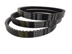 lot 9030 image: Wasydy 3-Pack 669 18 30 CVT Drive Belt Replacement for 4 Stroke GY6 49cc 50cc 139QMB Engine,Compatible with Axis m200 Roketa Taotao Vespa Jonway Scooter Moped ATV Go Kart
