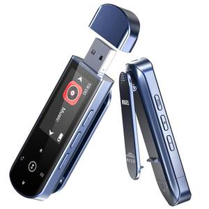 lot 9093 image: RUIZU 64GB USB MP3 Player with Bluetooth 5.3, Clip Jam Portable Music Player for Sports Running, USB MP3 Player Stick with FM Radio, Voice Recorder, Digital Audio Shuffle Repeat, Phone File Transfer