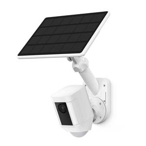 lot 9104 image: Wall Mount for Cameras and Solar Panels, 2-in-1 Solar Mount for Ring, Arlo, Blink, Eufy & More, 360° Adjustable with Extendable Arm Universal 14 Screw Fits Wyze & Other Panels (White)