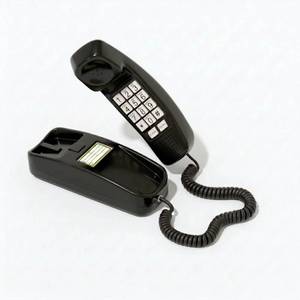 lot 9157 image: iSoHo Big Button Corded Phone for Seniors Easy-to-Use Landline with Lighted Keypad, Ergonomic Handset &amp No Power Needed Retro Home Phone for Elderly, Visually Impaired &amp Hard of Hearing, Black