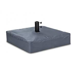 lot 9168 image: Rileytee Patio Umbrella Base Cover,Outdoor Heavy Duty 600D Waterproof Anti-UV Square Umbrella Stand Base Cover (Grey, 36L x 36W x 8H)