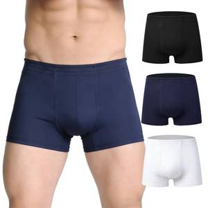 lot 9173 image: Men��s Incontinence Underwear Upgraded 250ml Absorbency, Leakproof Boxer Briefs with Front-to-Back Leak Protection Washable Reusable Cotton Incontinence Briefs for Heavy Bladder Leakage, 3-Pack XXXL