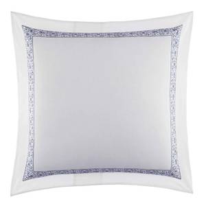 lot 9177 image: Laura Ashley - Euro Sham, 100% Smooth Cotton with Envelope Closure, Throw Pillow Cover for Bed or Couch, Oeko-Tex Certified (Charlotte Blue, 26 x 26)