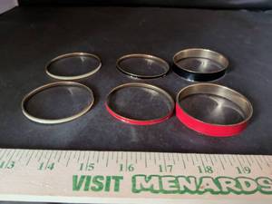 lot 36 image: Set of 6 Enamel Bangle Bracelets
