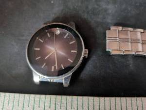 lot 41 image: Caravelle by Bulova Mens Watch Head with Stainless Steel Bracelet Band