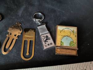 lot 48 image: Mixed Souvenir Keychains and Bookmarks Collection