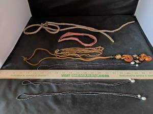 lot 72 image: Mixed Necklace and Jewelry Lot - Beaded, and Rope Styles