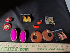 lot 134 image: Mixed Lot of Fashion Earrings Including Paris Sport Club and 1928 Brand