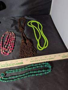 lot 198 image: Beaded Necklace - Set of 4