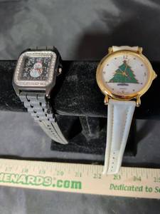 lot 212 image: Set of 2 Holiday Themed Novelty Watches