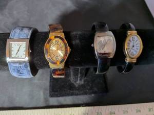 lot 213 image: Lot of 4 Womens Fashion Watches