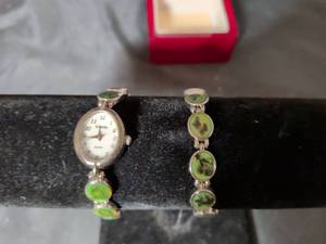 lot 227 image: Rumours Quartz Watch and Frog Bracelet Set with Box
