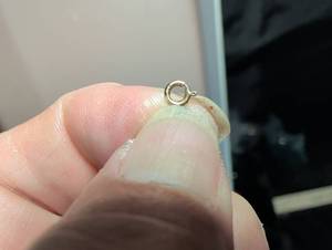 lot 236 image: Gold-Tone Rope Chain Necklace with Spring Ring Clasp stamped 10K