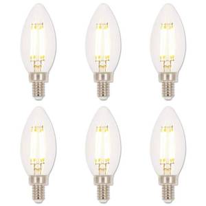 lot 15962 image: Westinghouse 5271020 4.5 Watt Dimmable B11 Candelabra (E12) Led Bulbs, 12 Count